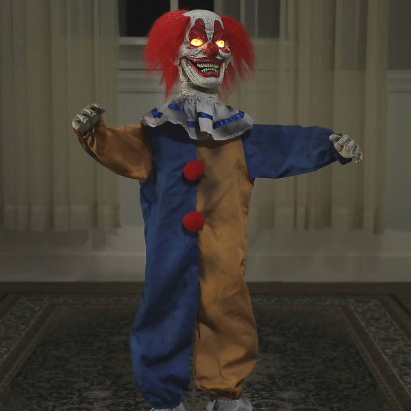 evil clown animated halloween prop lil top clown