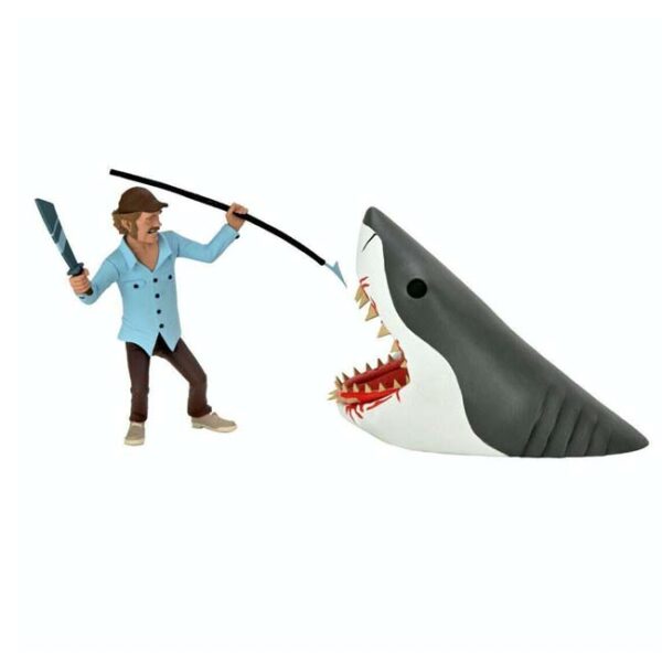 NECA Toony Terrors 6" Action Figure - JAWS and Quint-0