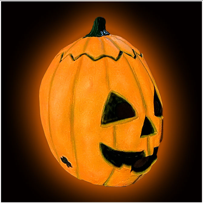 Halloween 3 Glow in the Dark Pumpkin Mask