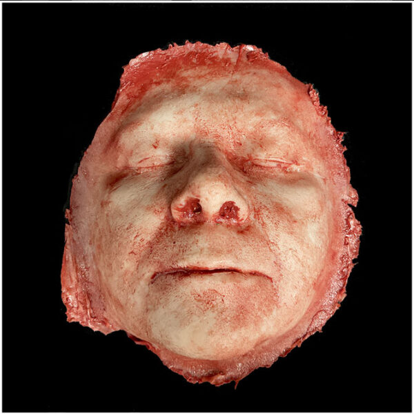 Skinned Silicone Face - Peter-0