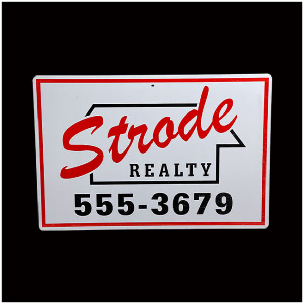 Halloween 1978 - Strode Realty Sign-0