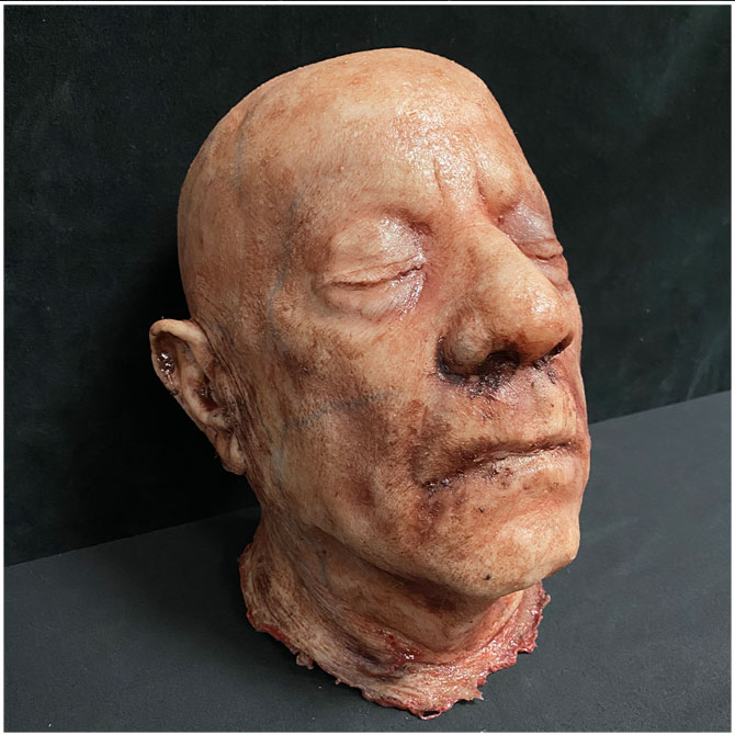 Silicone Severed Head - Clarence, Dead A While