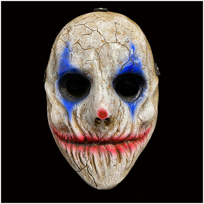 Fear Clown Mask - Blue