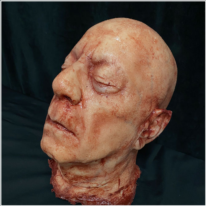 Silicone Severed Head - Clarence, Freshly Dead