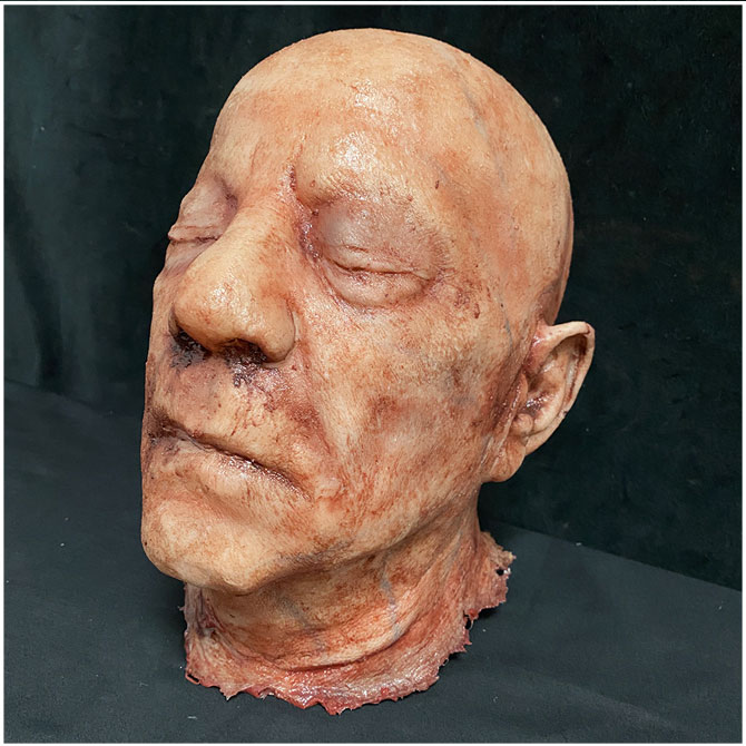 Silicone Severed Head - Clarence, Dead A While