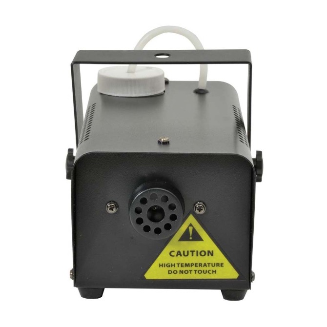 Fog machine for animated props with nozzle adapter