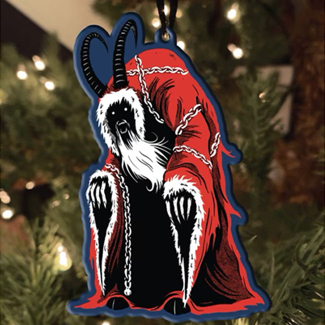 Holiday Horrors - Krampus Metal Ornament
