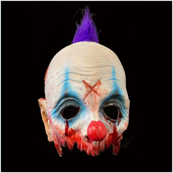 Stitches Clown 3/4 Mask - Purple Halloween mask