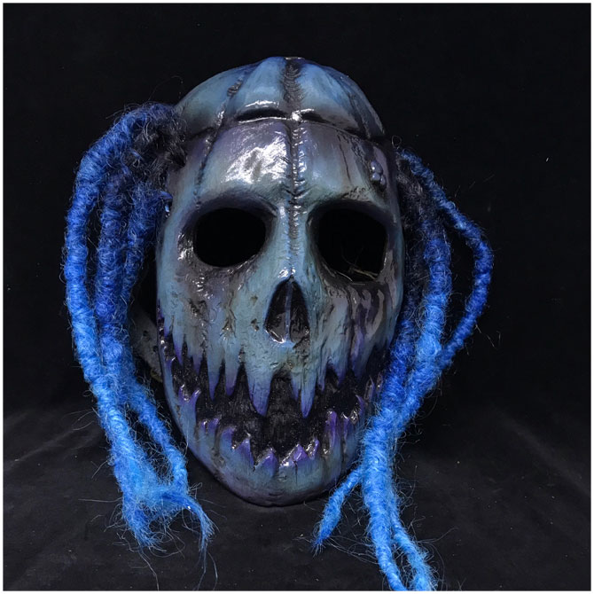 Sinister Mask - Blue with Dreads