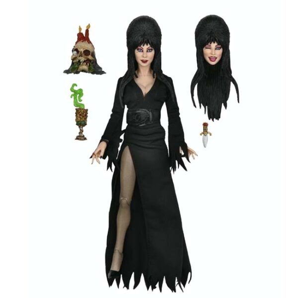 NECA Elvira Mistress of the Dark 8" Scale Clothed Action Figure-0