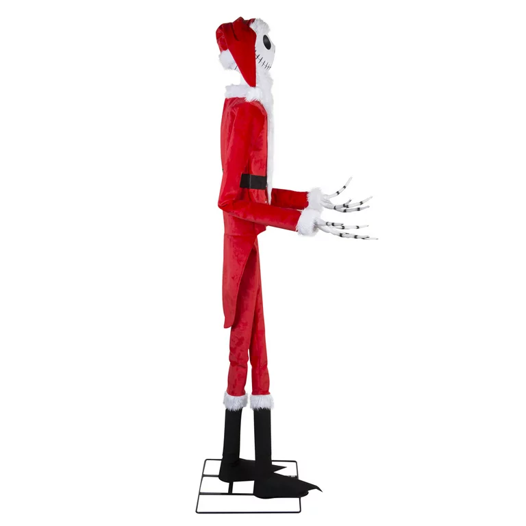 The Nightmare Before Christmas Life Size Animated Prop - Santa Jack Skellington