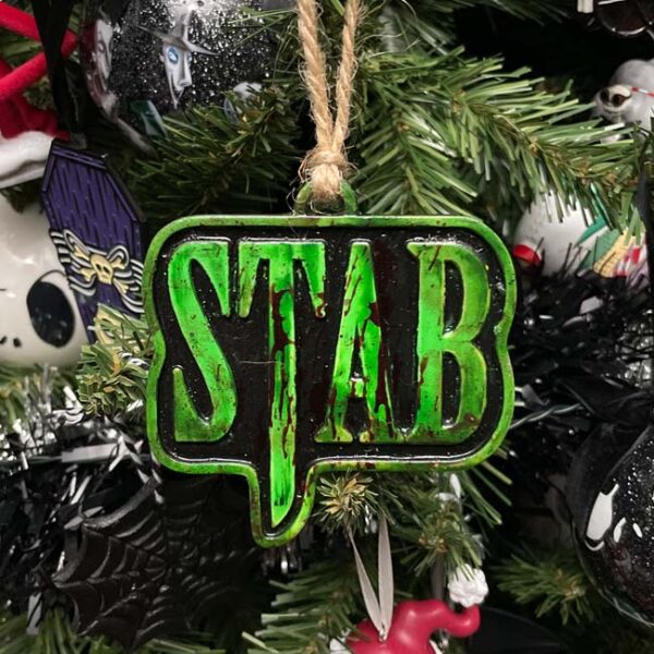 Christmas Tree Ornament - Bloody Stab Sign