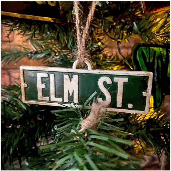 Christmas Tree Decoration - Elm Street Sign
