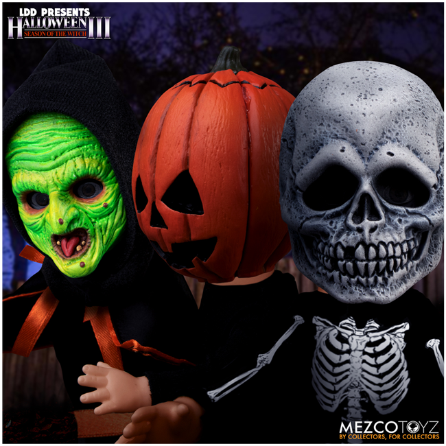 MEZCO Living Dead Dolls - Halloween 3 Season of the Witch Trick or Treaters Set