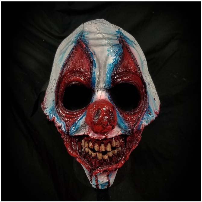 Stitches Blue Clown Mask