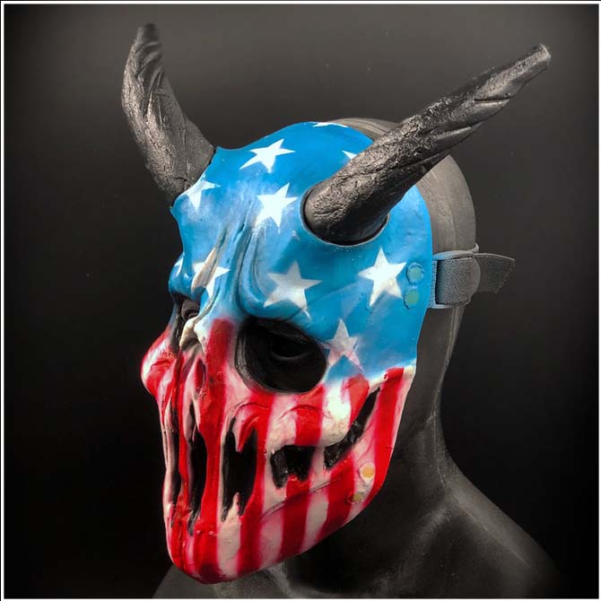 Stars & Stripes Demon Mask