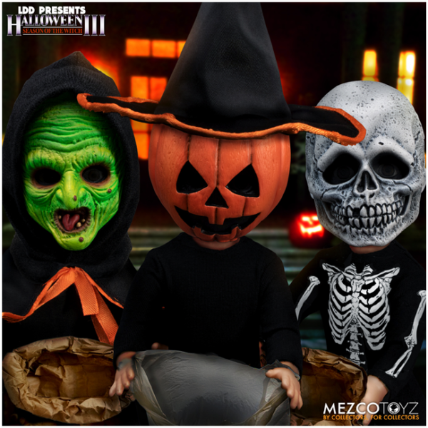 MEZCO Living Dead Dolls - Halloween 3 Season of the Witch Trick or Treaters Set