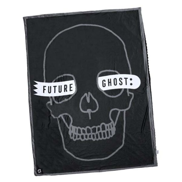 Creepy Co. Future Ghost™ Skull Throw Blanket