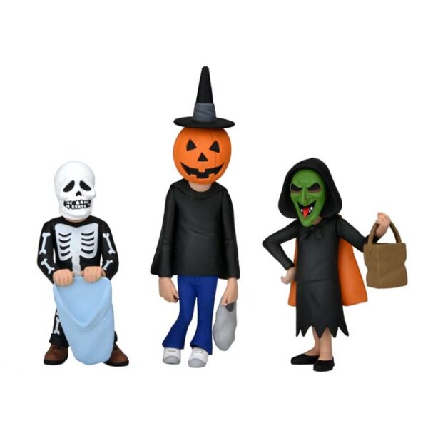 NECA Toony Terrors - Halloween 3 Season of the Witch Trick or Treaters Action Figures (3 Pack)