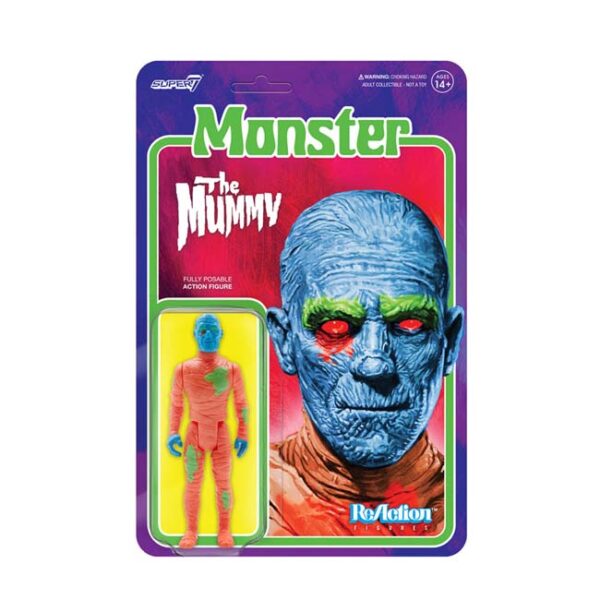 Super7 Reaction Figure - Universal Monsters, The Mummy (Costume Colours)