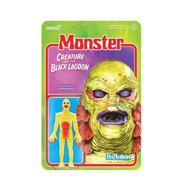 Super7 Reaction Figure - Universal Monsters, Creature from the Black Lagoon (Costume Colours)
