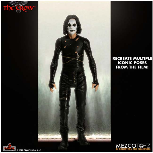 Mezco The Crow 5 Points Deluxe Figure Set