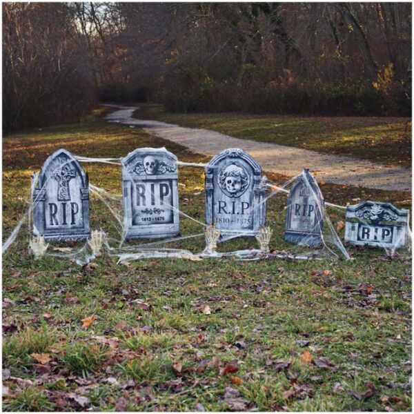 Complete Graveyard - Tombstone Set-0