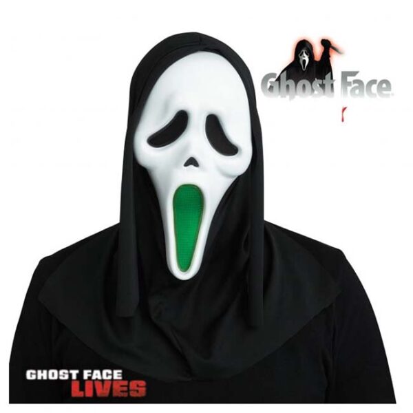 Ghostface Green Fade Mouth Mask - Fun World