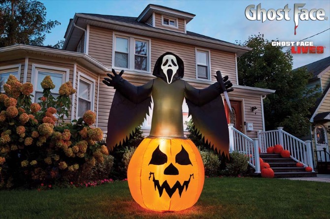 Ghostface Airblown Inflatable Pumpkin