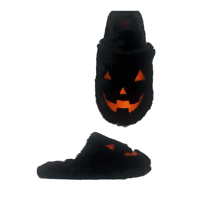 Strange Cvlt Kreepy Kozy Jack Black/Orange House Slipper