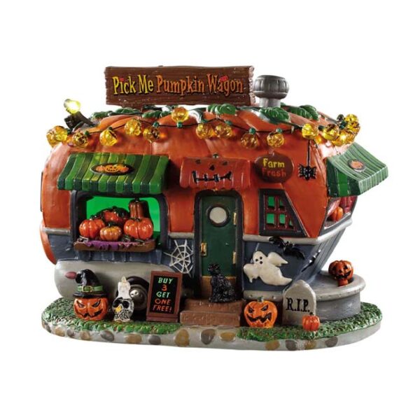 Lemax Spooky Town - Pick Me Pumpkin Wagon 