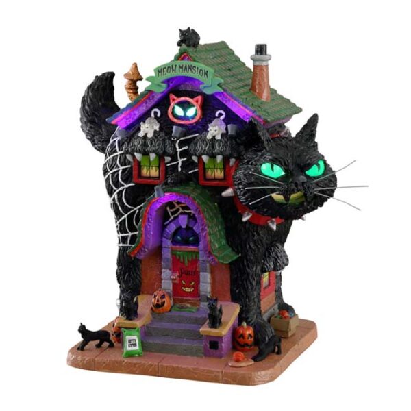 Lemax Spooky Town - Meow Mansion