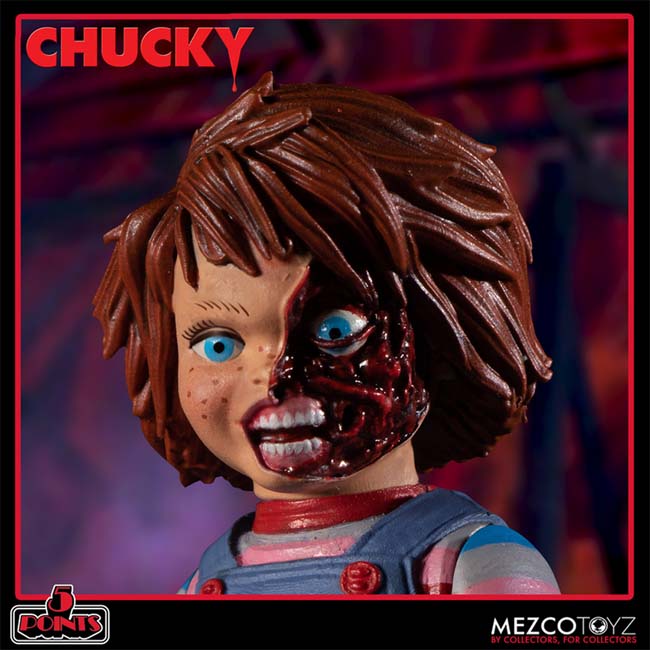 Mezco Chucky 5 Points Deluxe Figure Set