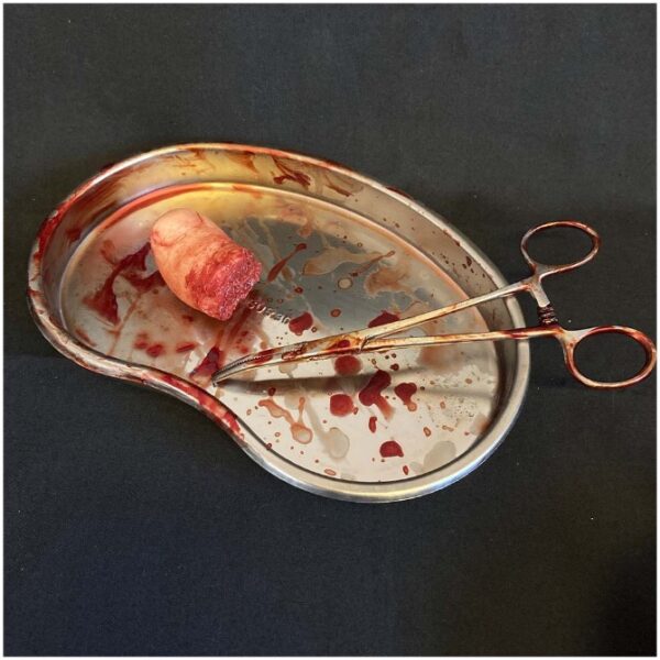 Surgical Tray with Silicone Severed Toe