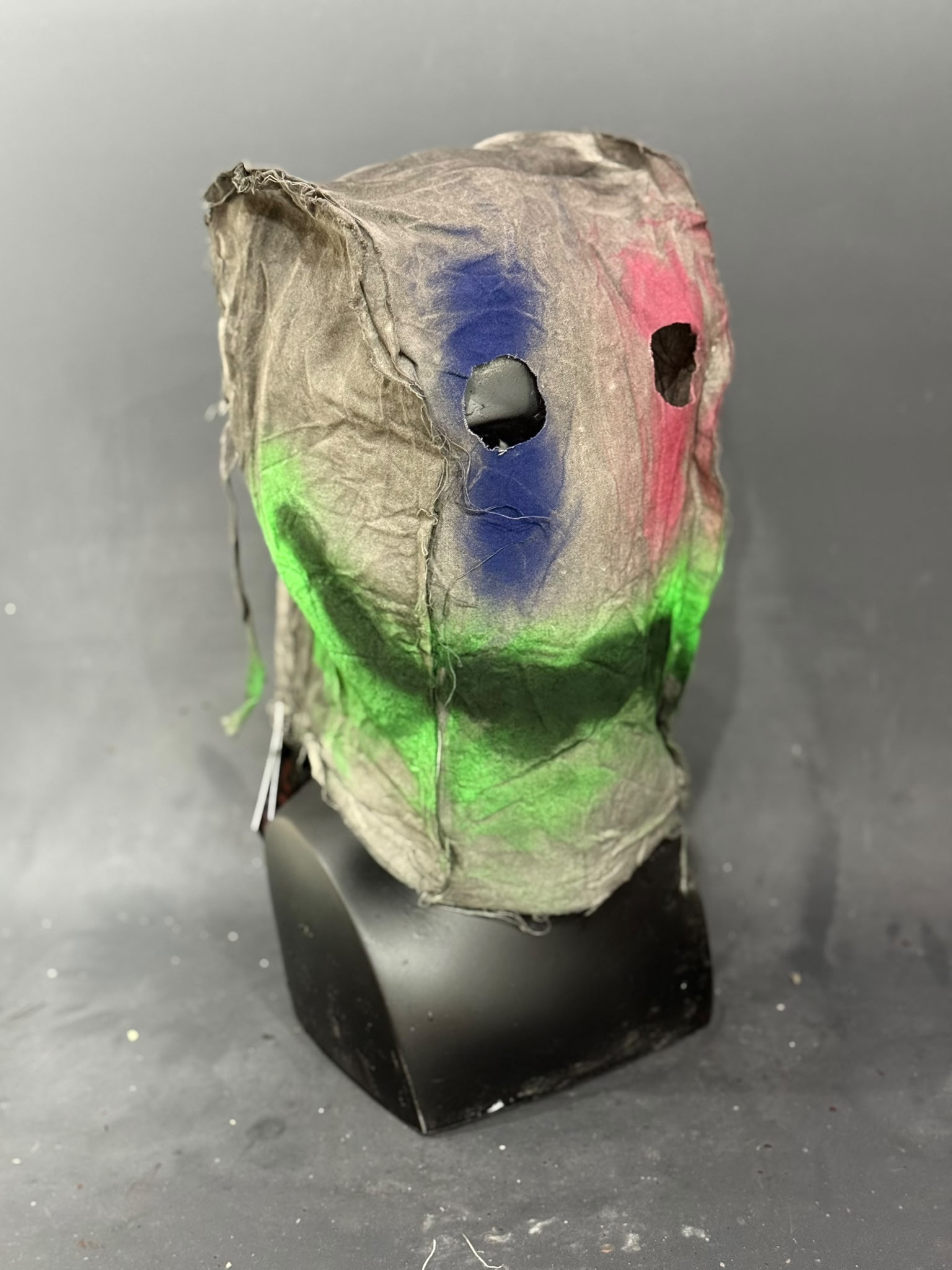 Masque de sac de clown en spirale