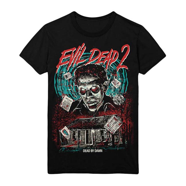 Gutter Garbs Horror T Shirt - Evil Dead 2: 2 Terrifying