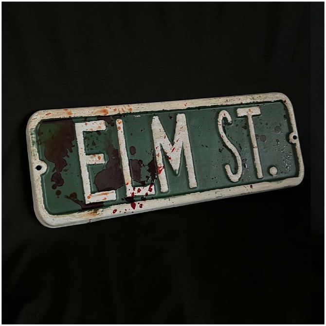 Elm Street Replica Bloody Sign