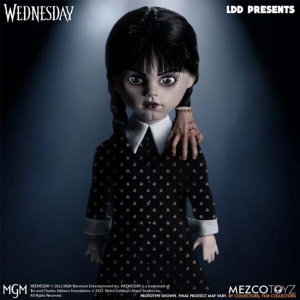 MEZCO Living Dead Dolls Wednesday Addams (Addams Family Netflix)