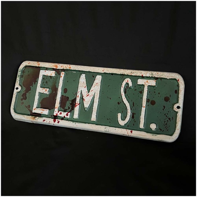 Elm Street Replica Bloody Sign