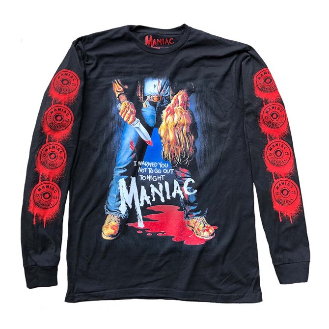 Pallbearer Press - Maniac Poster Long Sleeve Shirt