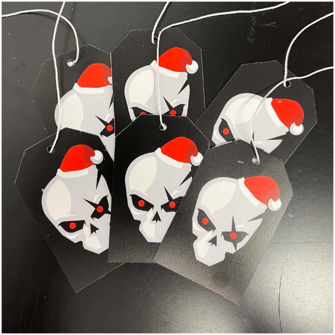 Mad About Horror Christmas Gift Tags