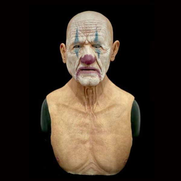 Old Man Clown Silicone Mask