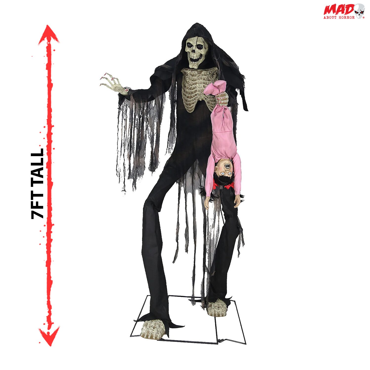 7 Fuß großer Boogeyman Halloween Animatronic