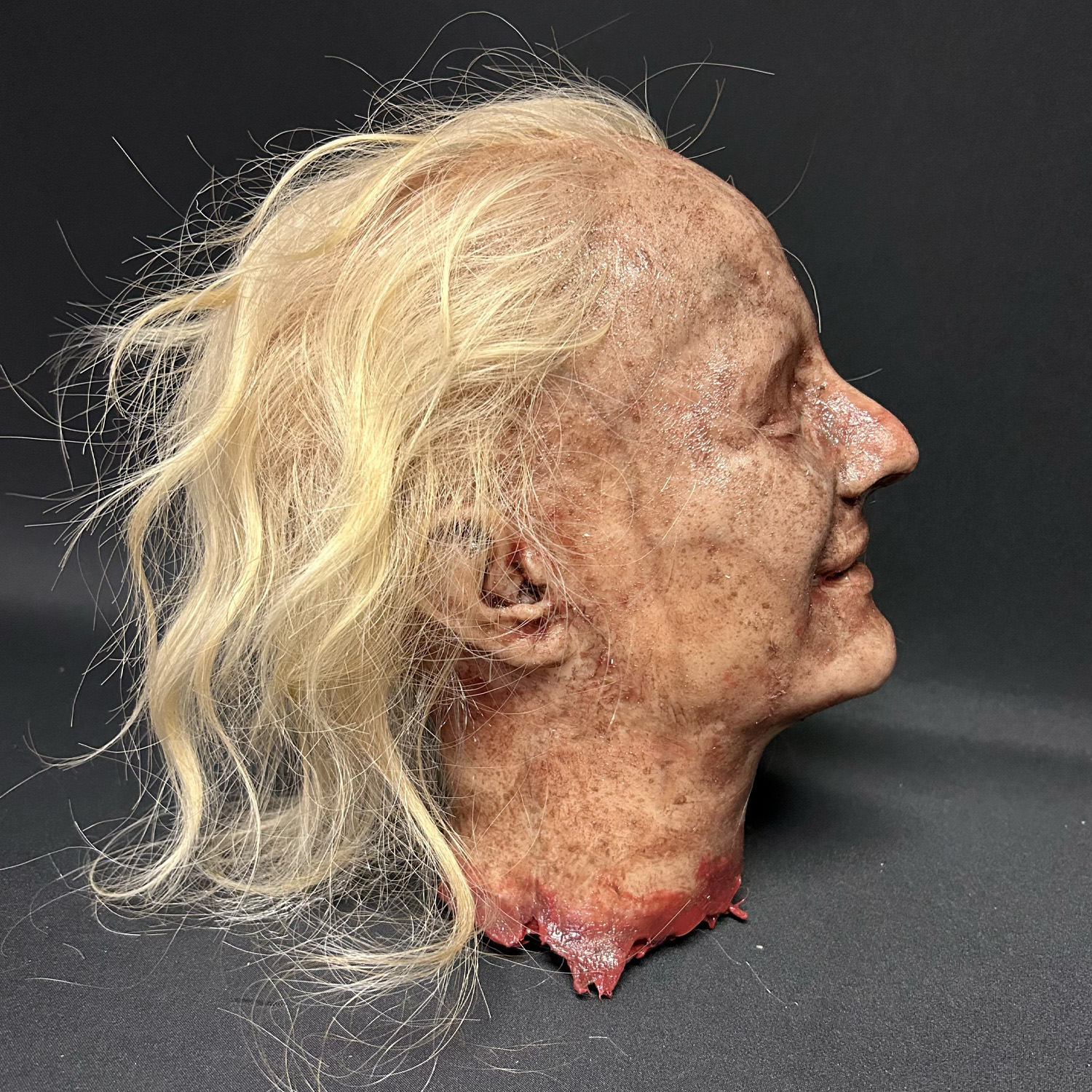 Silicone Severed Female Head - Rachel, Dead a While