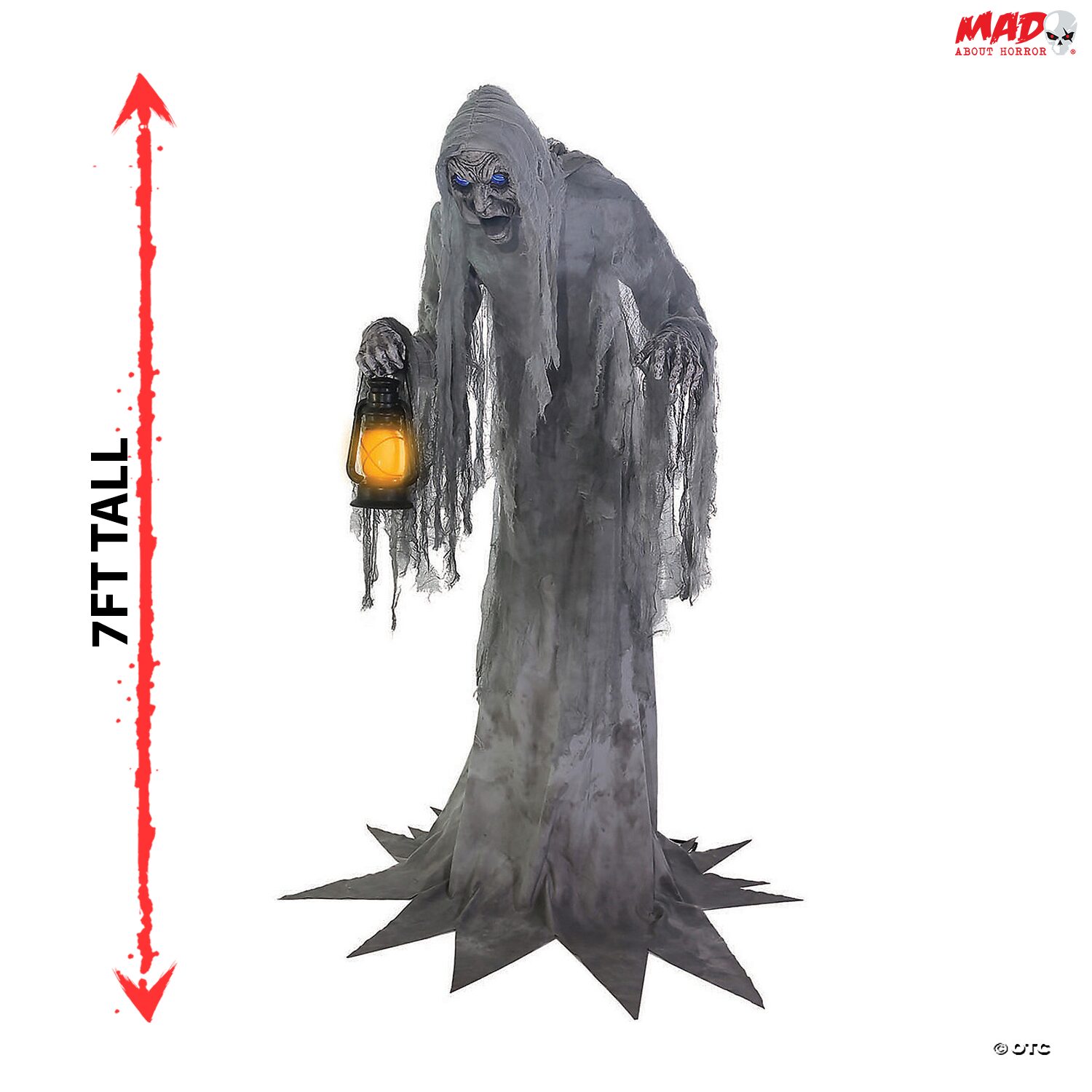 Animierte Wailing Phantom Halloween-Requisite (7 Fuß)