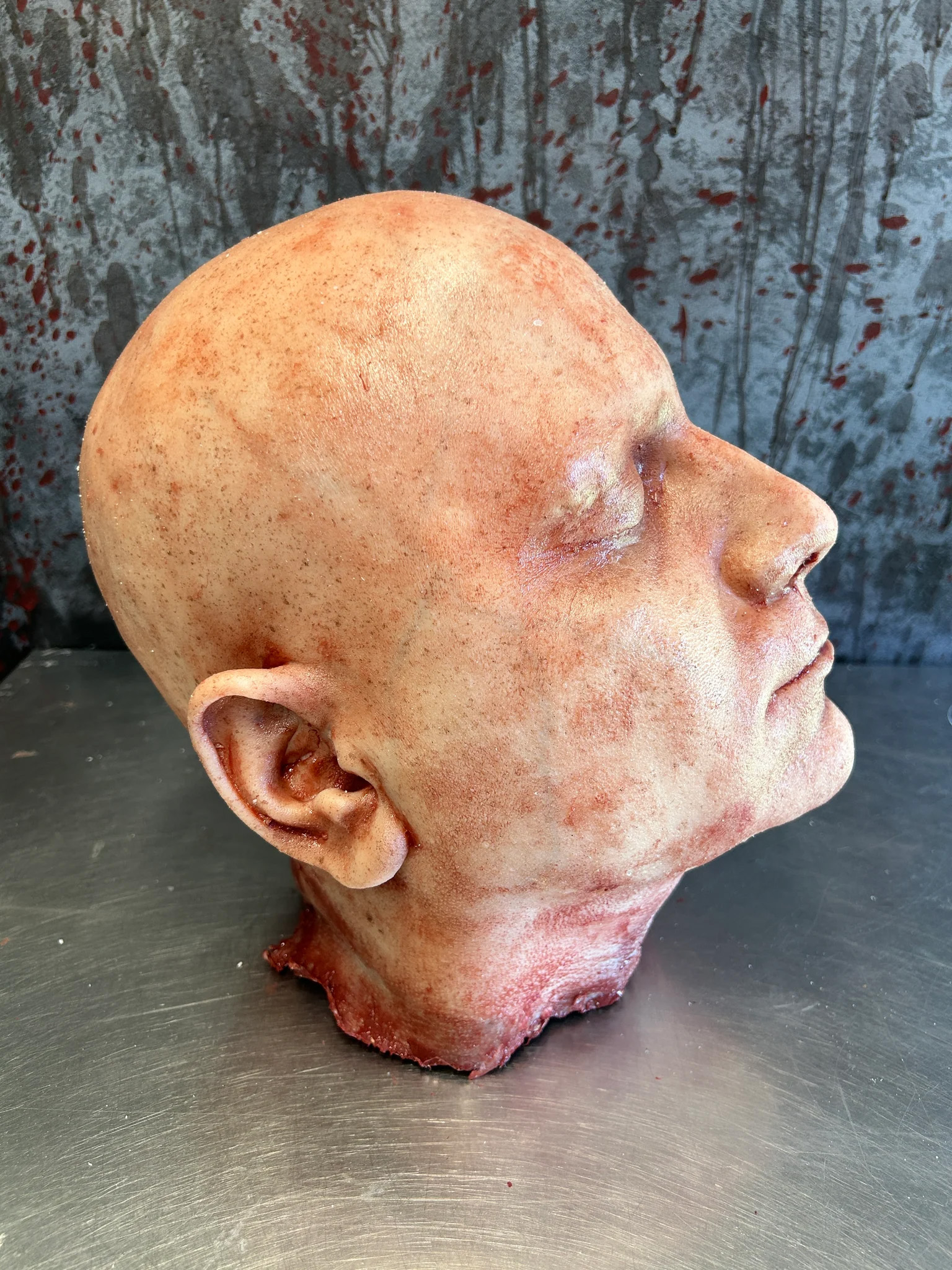 Silicone Severed Head - Adam, Fresh