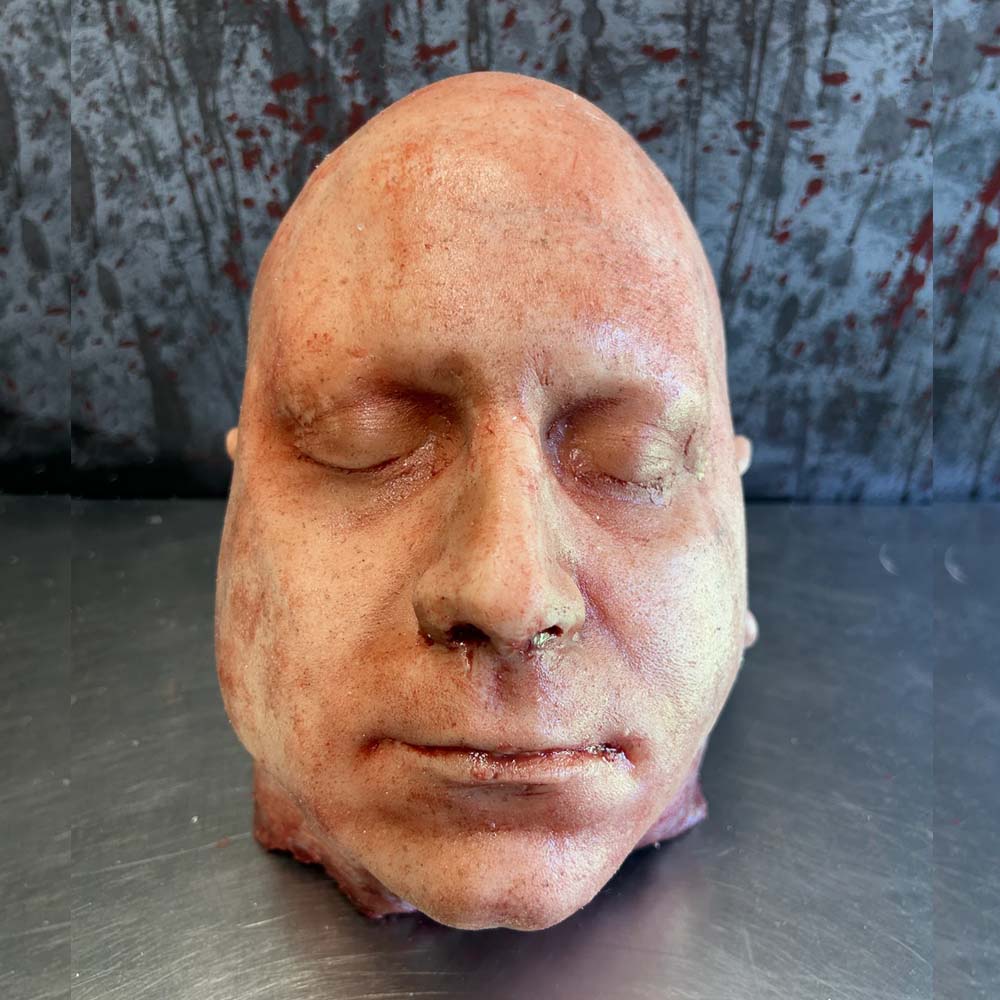 Silicone Severed Head - Adam, Fresh