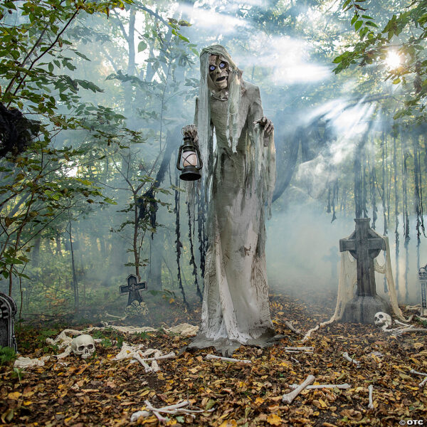 wailing phantom animated halloween decoration