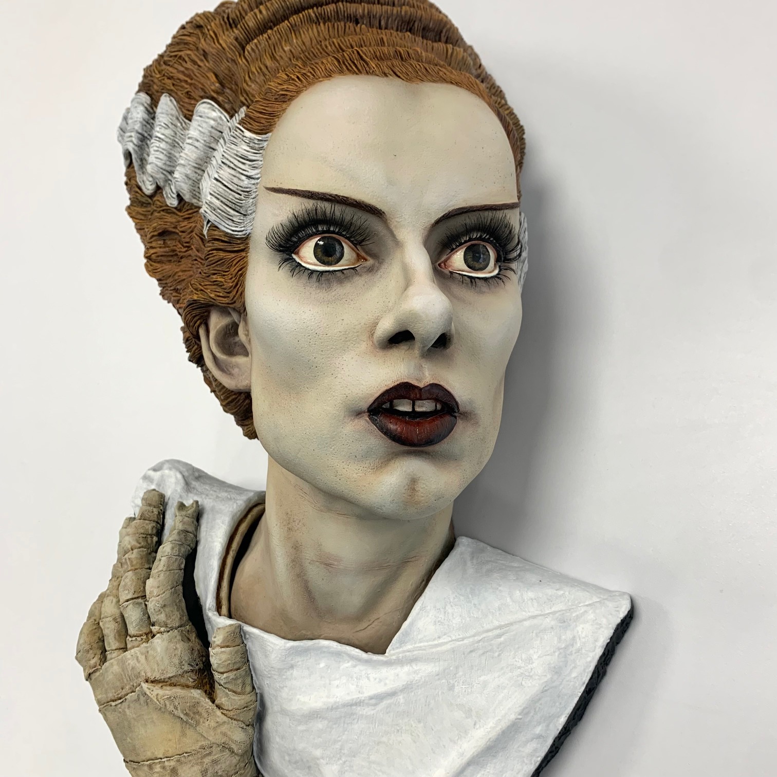Black Heart Models Bride Of Frankenstein - 1:1 Scale Wall Hanger