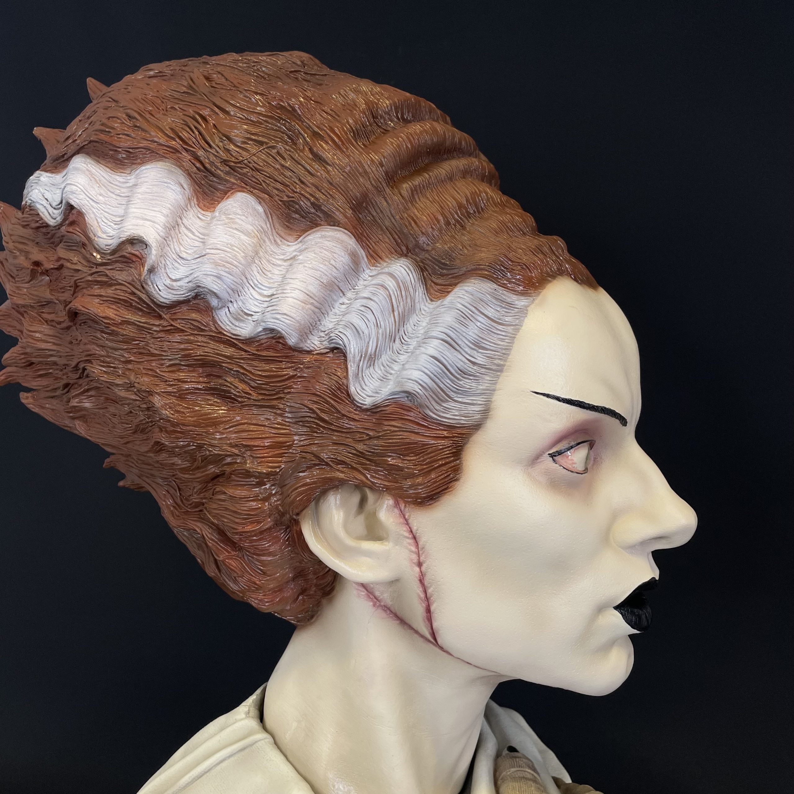 Black Heart Models 1:1 Scale 360 Series - Bride of Frankenstein Bust